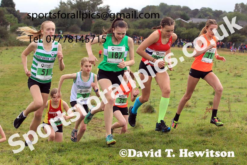 Girls under-15s 2023 Start Fitness NEHL, Wrekenton, Gateshead.  Photo: David T. Hewitson/Sports for All Pics
